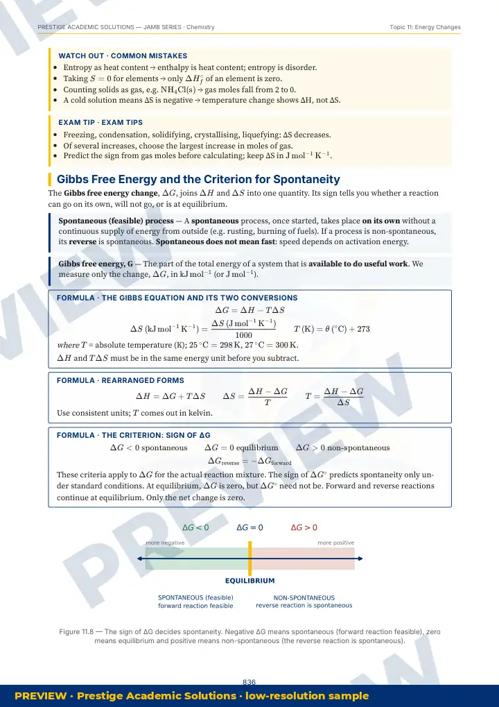 Preview page: Clean diagrams — Chemistry — JAMB UTME Series