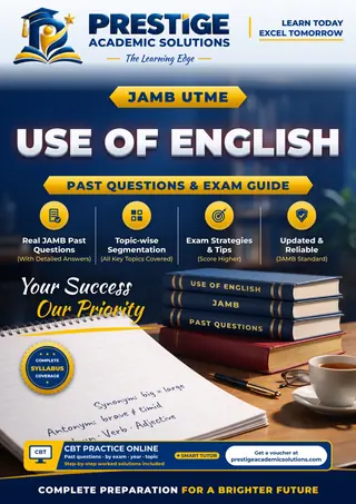Use of English — JAMB UTME Series book cover
