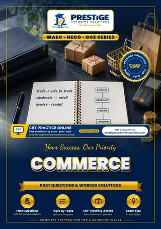 Commerce — WAEC / NECO / GCE Series book cover