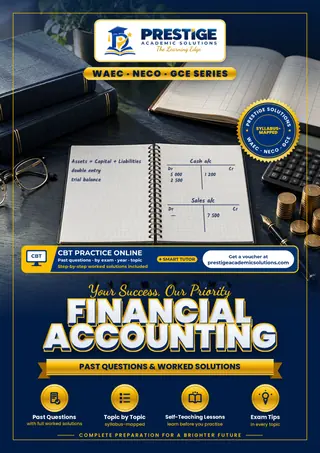 Financial Accounting — WAEC / NECO / GCE Series book cover