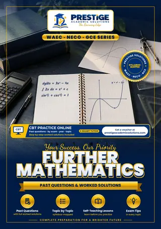 Further Mathematics — WAEC / NECO / GCE Series book cover